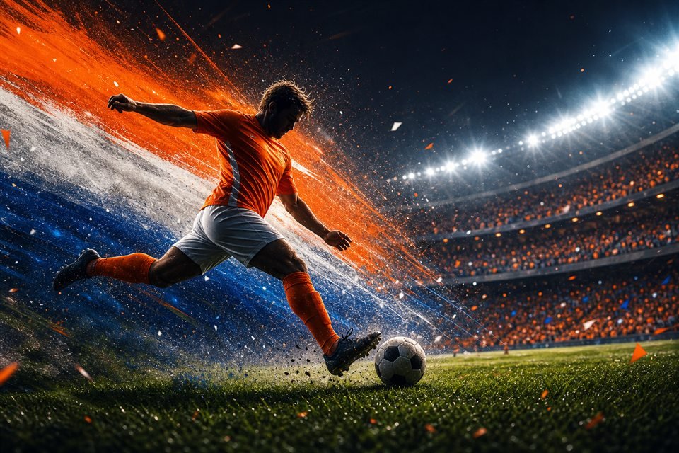 Netherlands football nation match-night artwork